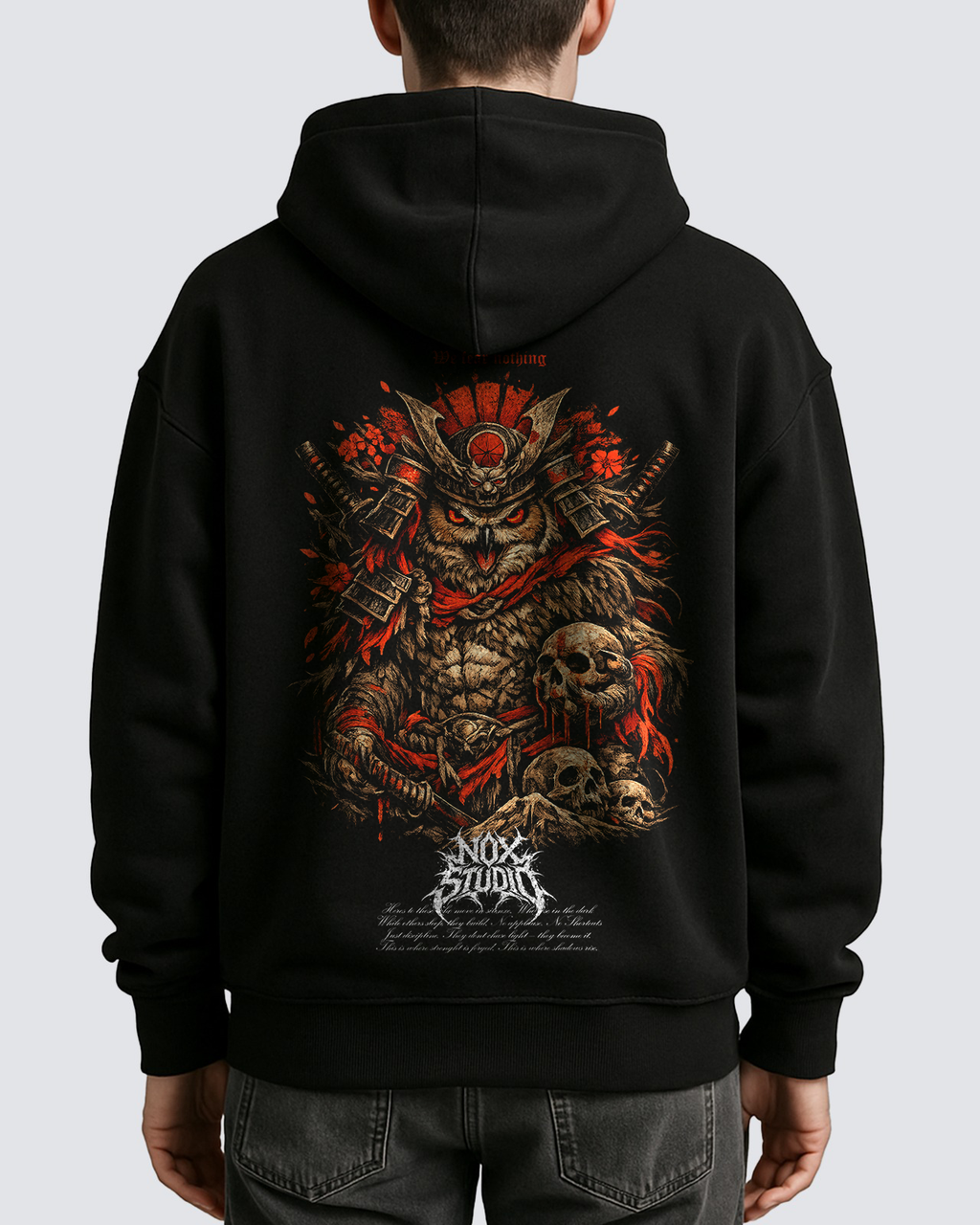 Samurai Owl Hoodie